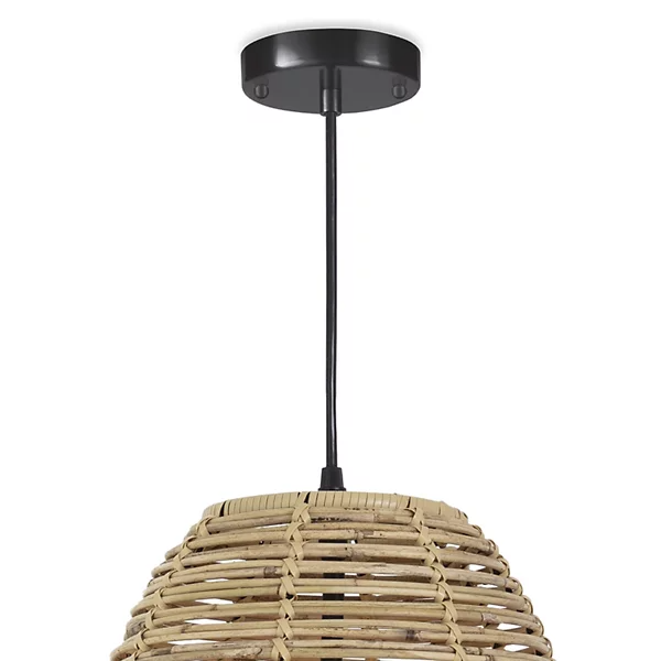 rattan light pendant - product detail 5