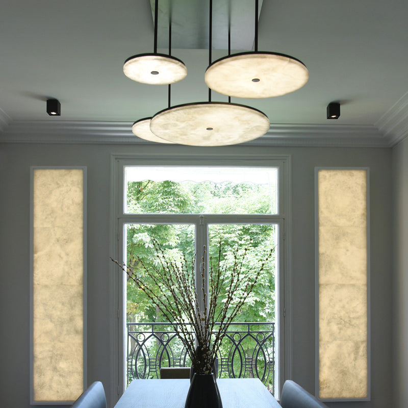 Seraphina Luxurious Contemporary Alabaster Pendant Light for Living and Dining Spaces