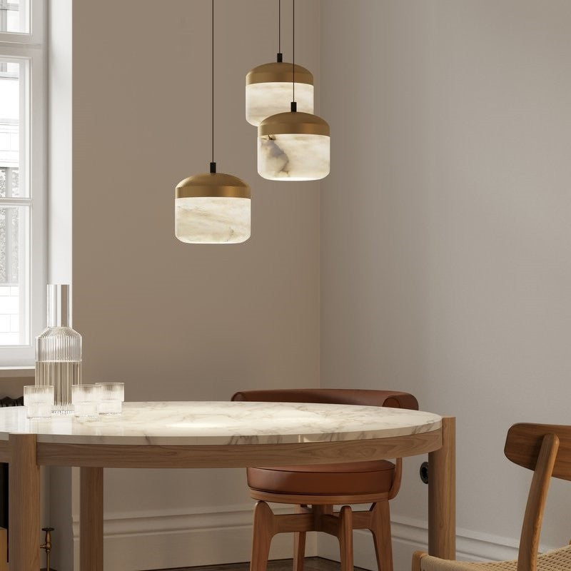 Alabaster Pendant, Kitchen Pendant Light