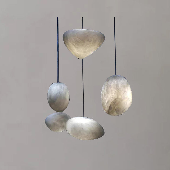 Alabaster Natural Stone Pendant, Creative Pendant Light