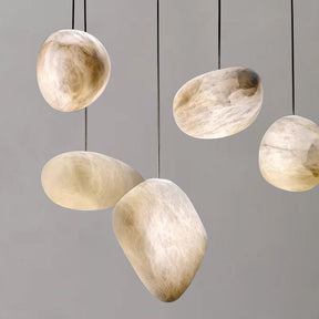 Alabaster Natural Stone Pendant, Creative Pendant Light