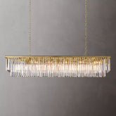 1920S Odeon Rectangular Chandelier 72"