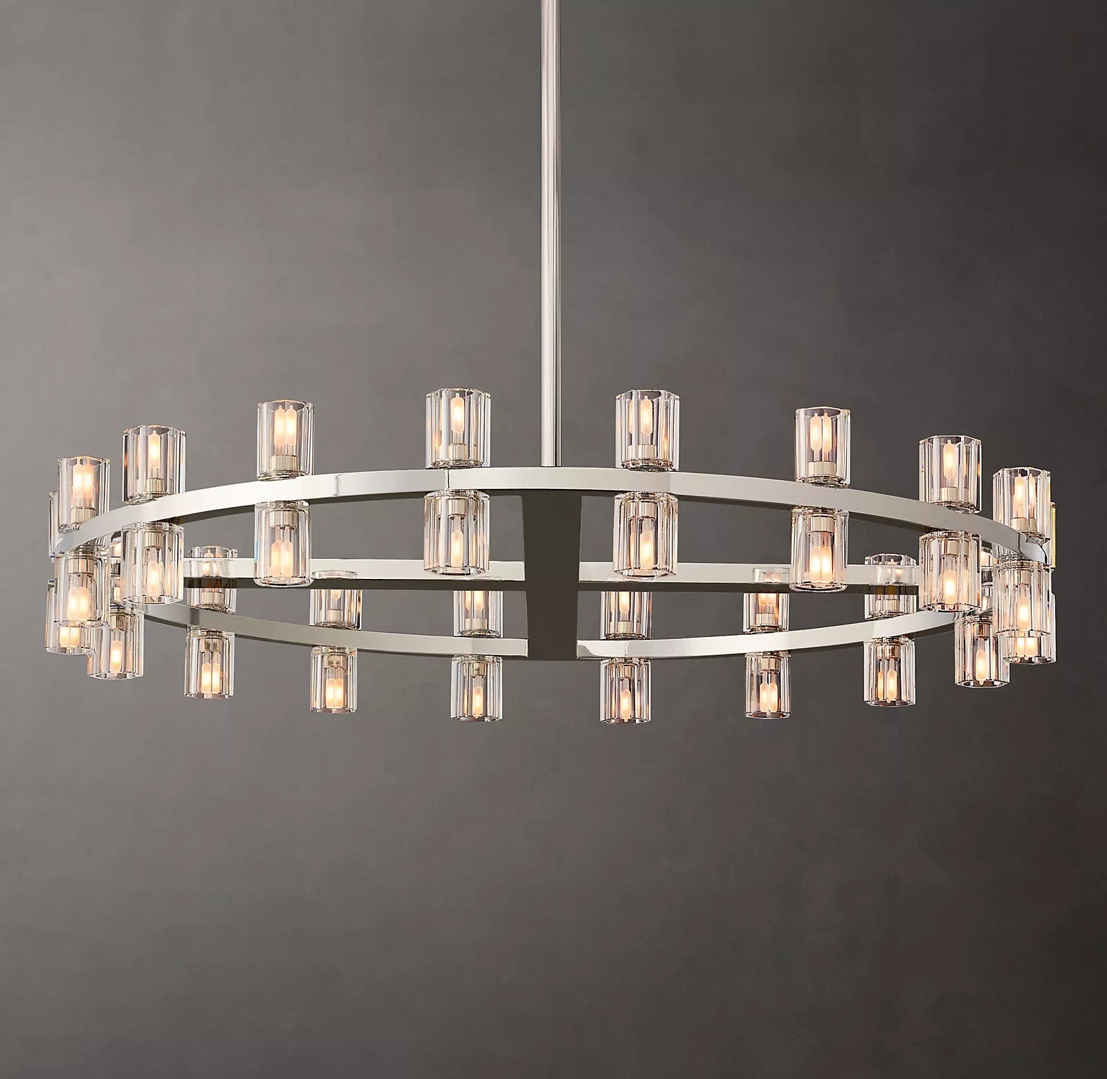 Akio Wine-Glass Round Chandelier 36"