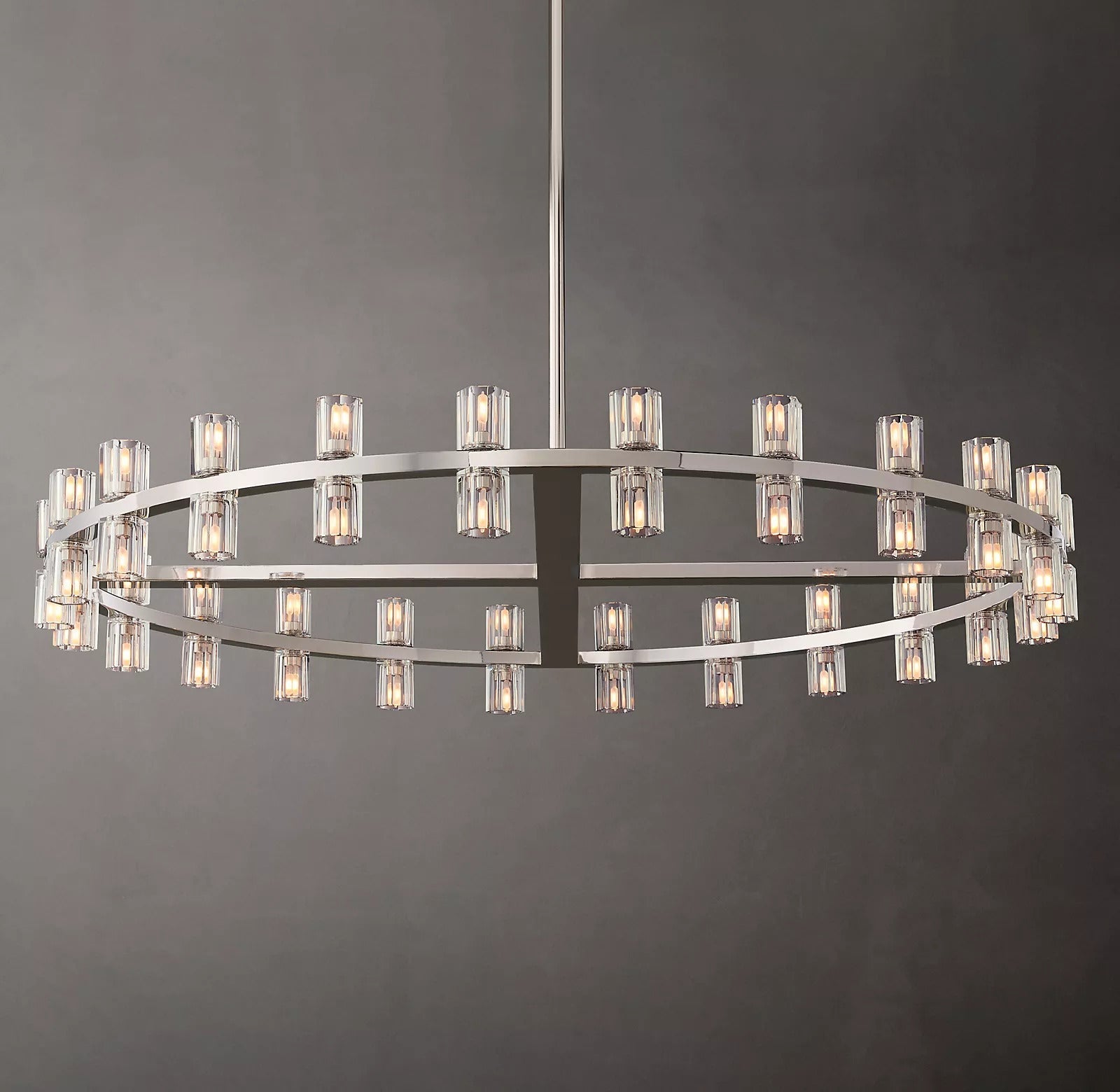 Akio Wine-Glass Round Chandelier 48"