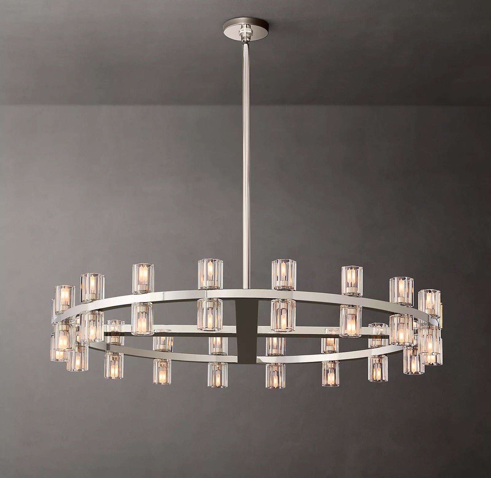 Akio Wine-Glass Round Chandelier 36"