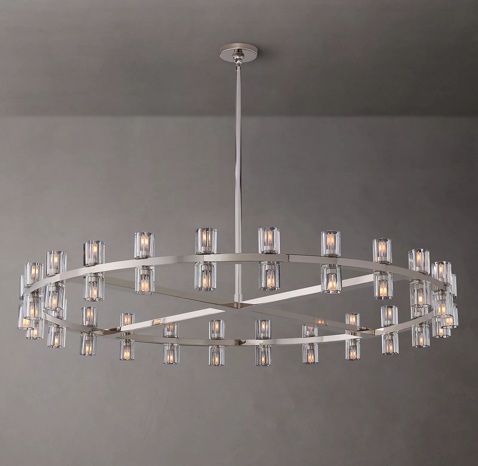 Akio Wine-Glass Round Chandelier 48"