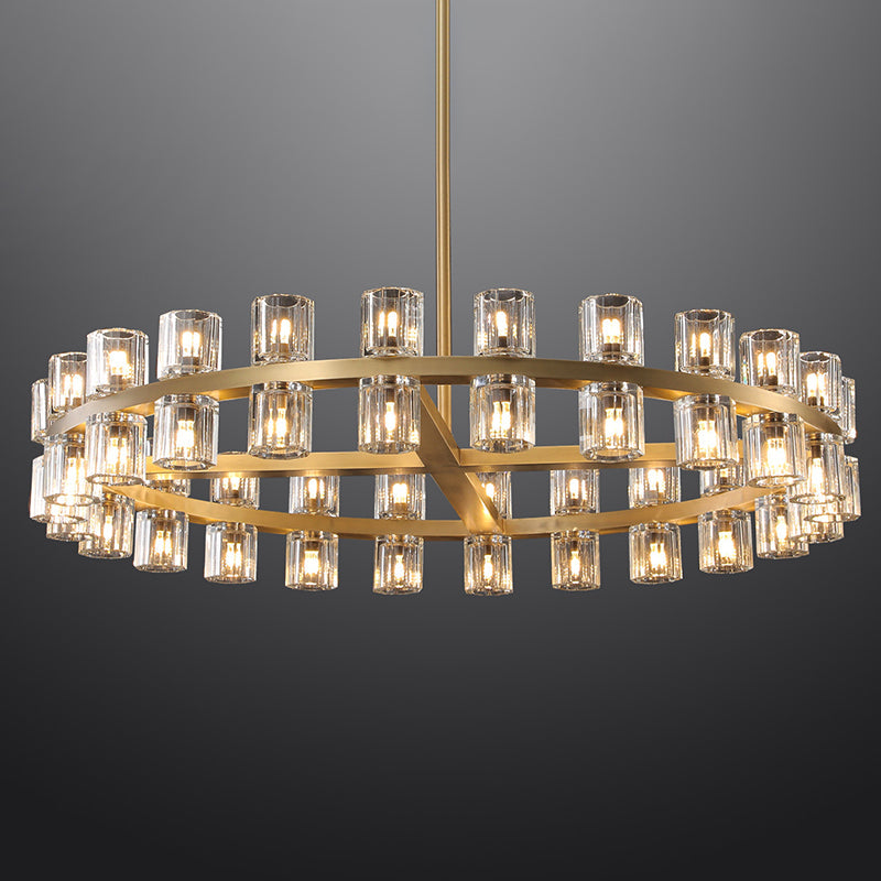 Akio Wine-Glass Round Chandelier 48"