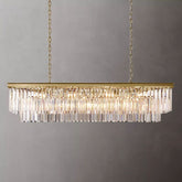 1920S Odeon Rectangular Chandelier 59"