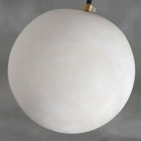 Alabaster Ball Pendant Light