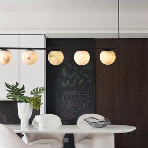 Alabaster Global Linear Pendant