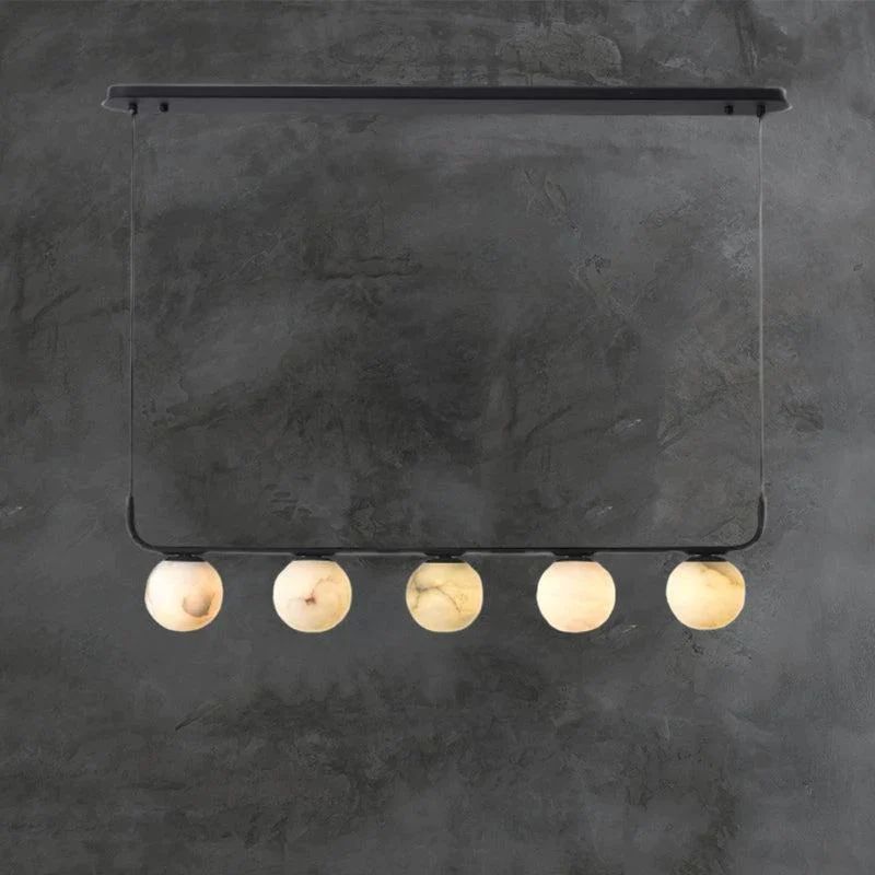 Alabaster Global Linear Pendant