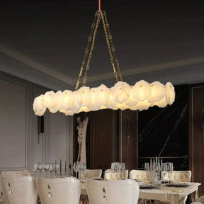 Alabaster Linear Chandelier (Chain)