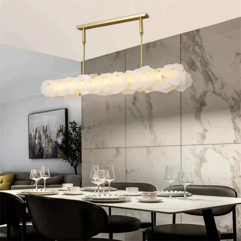 Alabaster Linear Chandelier (Rod)