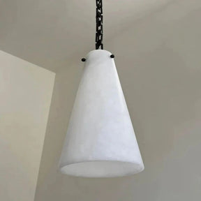 Alabaster Modern 3-Light Marble Chandelier