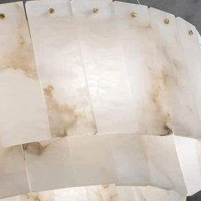 Alabaster Modern Round Chandelier