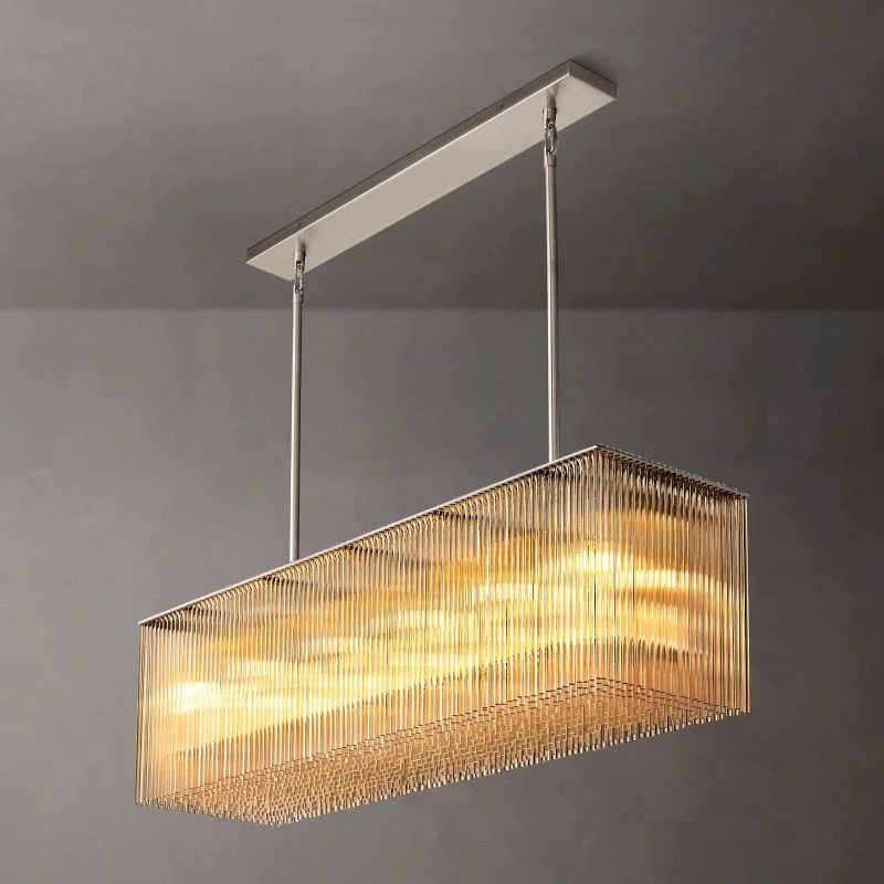 Amaro Rectangular Chandelier 54"