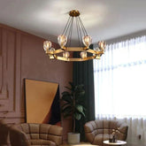 Brenner Contemporary Circular Living Room Chandelier