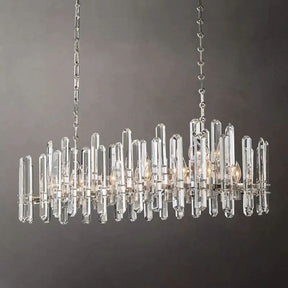 Natalia Prism Linear Chandelier 54"