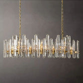 Natalia Prism Linear Chandelier 54"