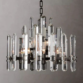 Natalia Prism Round Chandelier 24"