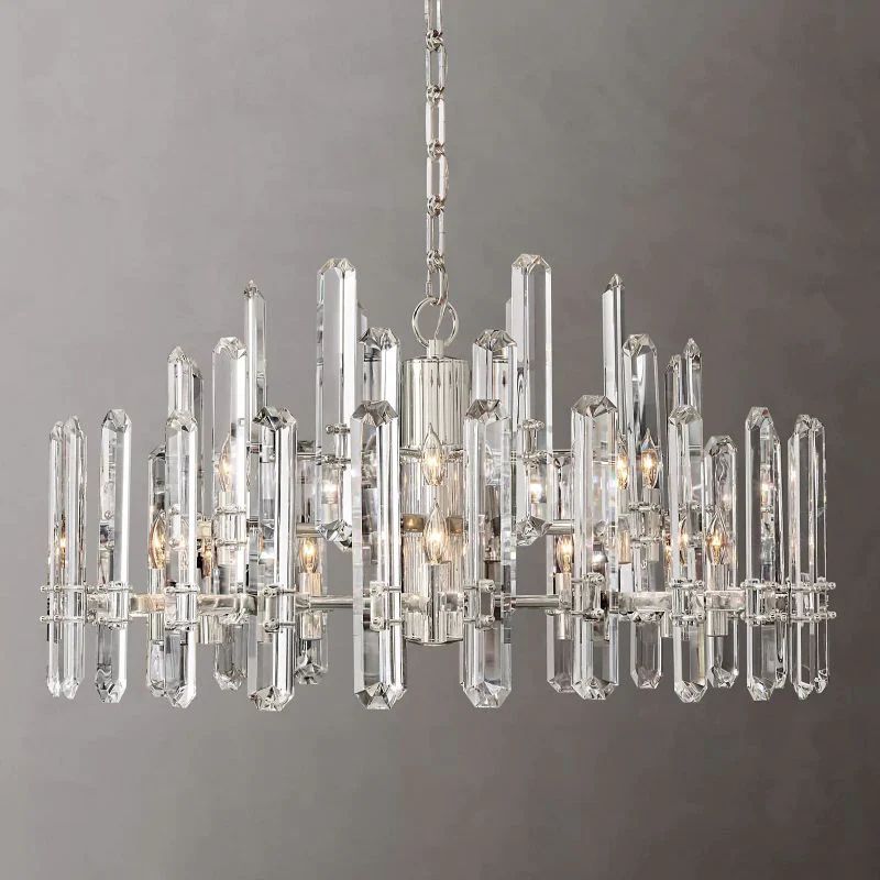 Natalia Prism Round Chandelier 36"