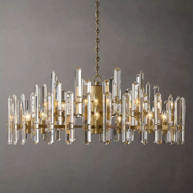 Natalia Prism Round Chandelier 48"