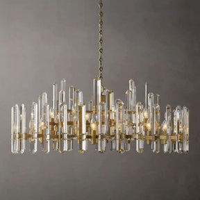 Natalia Prism Round Chandelier 48"