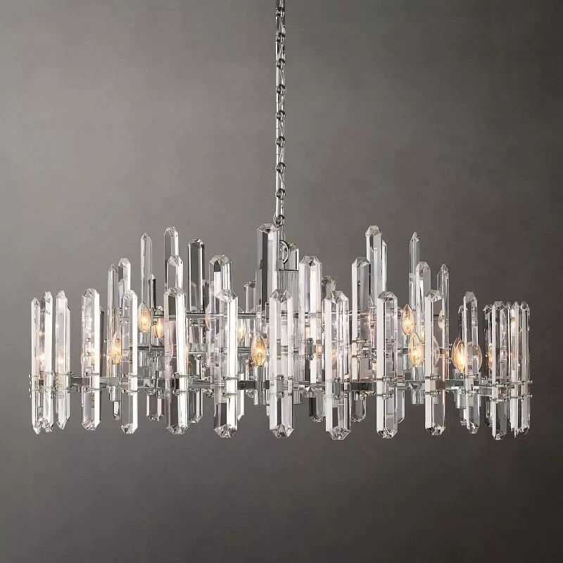 Natalia Prism Round Chandelier 48"