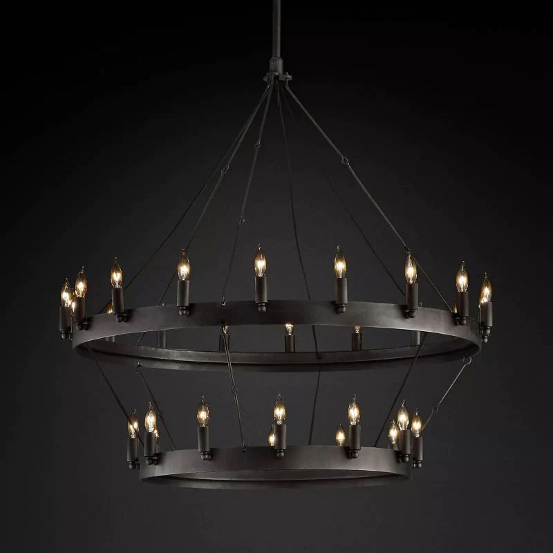 Camina Vintage Candelabra 2-Tier Chandelier