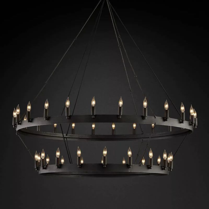 Camina Vintage Candelabra 2-Tier Chandelier