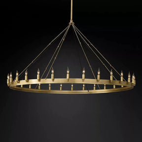 Camina Vintage Candelabra Round Chandelier