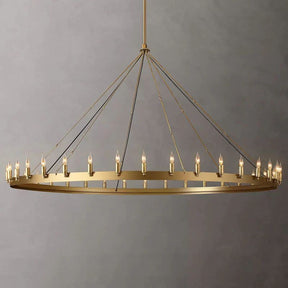 Camina Vintage Candelabra Round Chandelier