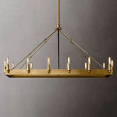 Camina Vintage Filament Rectangular Chandelier