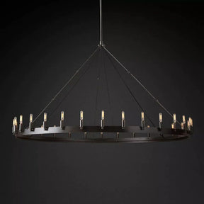 Camina Vintage Filament Round Chandelier