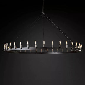 Camina Vintage Filament Round Chandelier