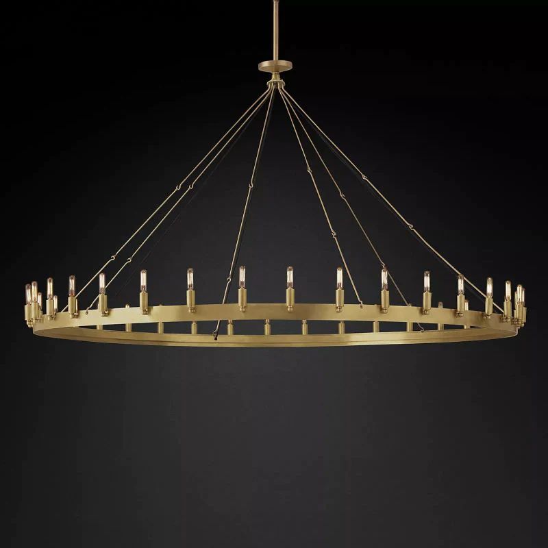 Camina Vintage Filament Round Chandelier