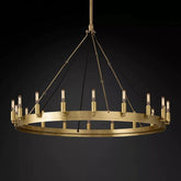 Camina Vintage Filament Round Chandelier