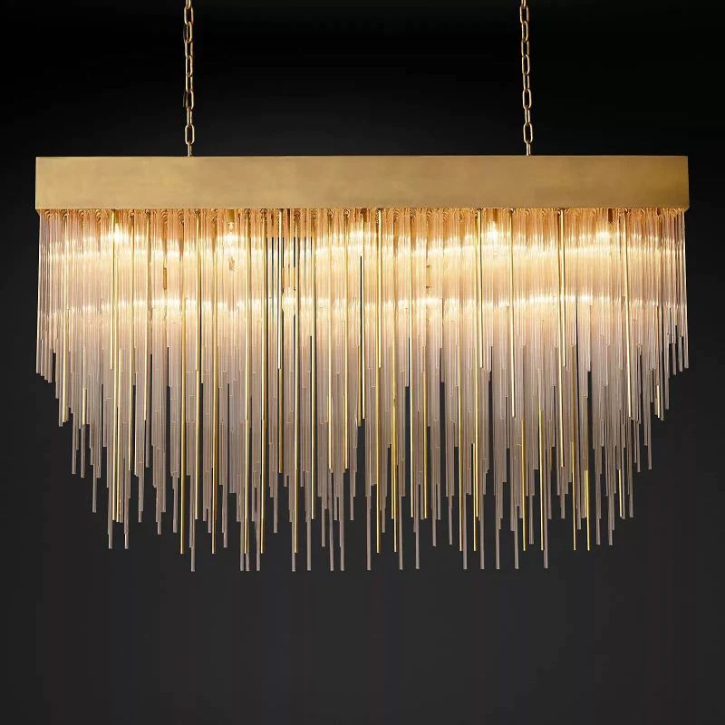 Cascaru Rectangular Chandelier 54"