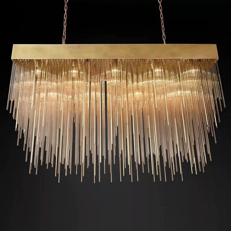 Cascaru Rectangular Chandelier 54"