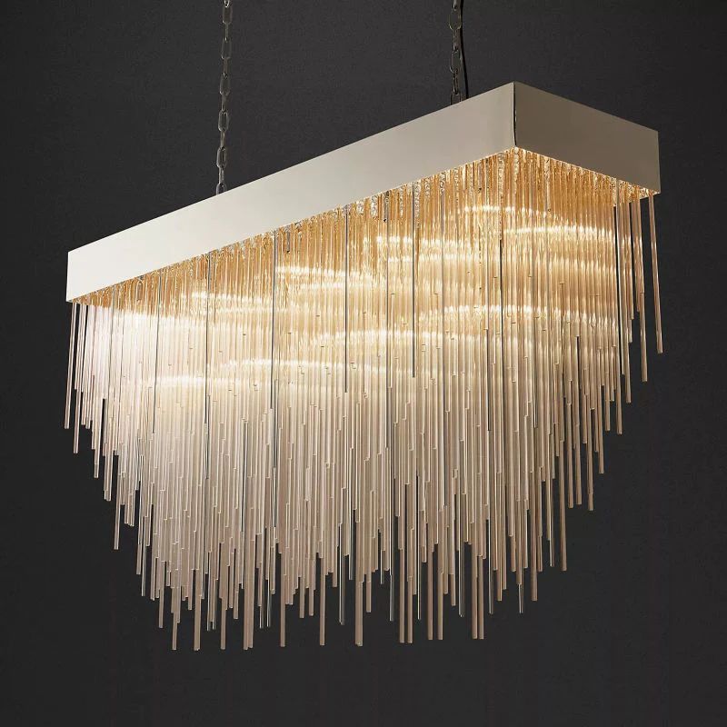 Cascaru Rectangular Chandelier 54"