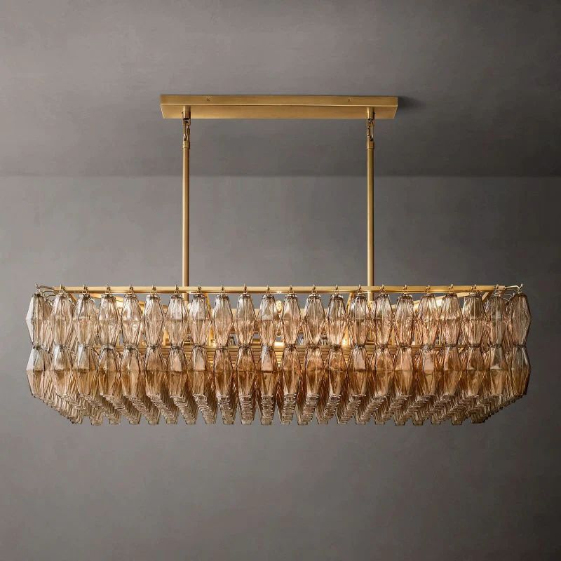 Chara Rectangular Chandelier 54"