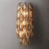 Chara Smoke Glass Grand Wall Sconce