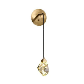 Dazzle Faceted Crystal Prisms Wall Sconce (Cord)