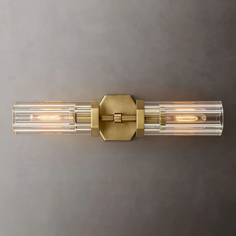 Liam Hexagonal Linear Short Wall Sconce