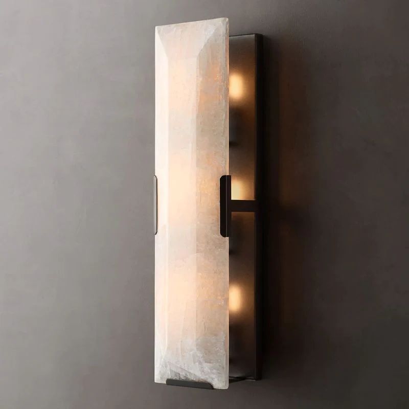 Huxley Calcite Alabaster Linear Sconce