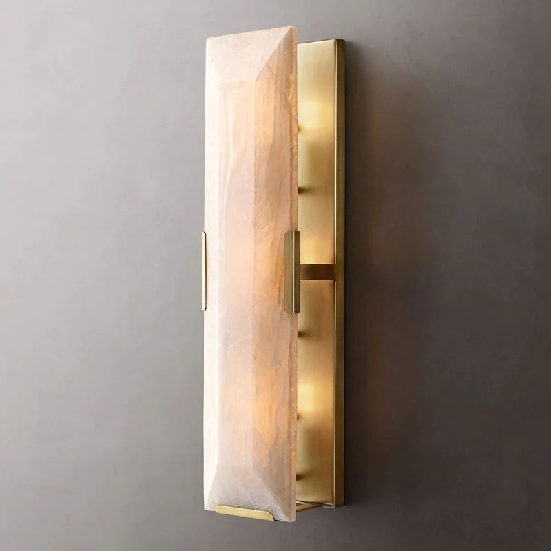 Huxley Calcite Alabaster Linear Sconce