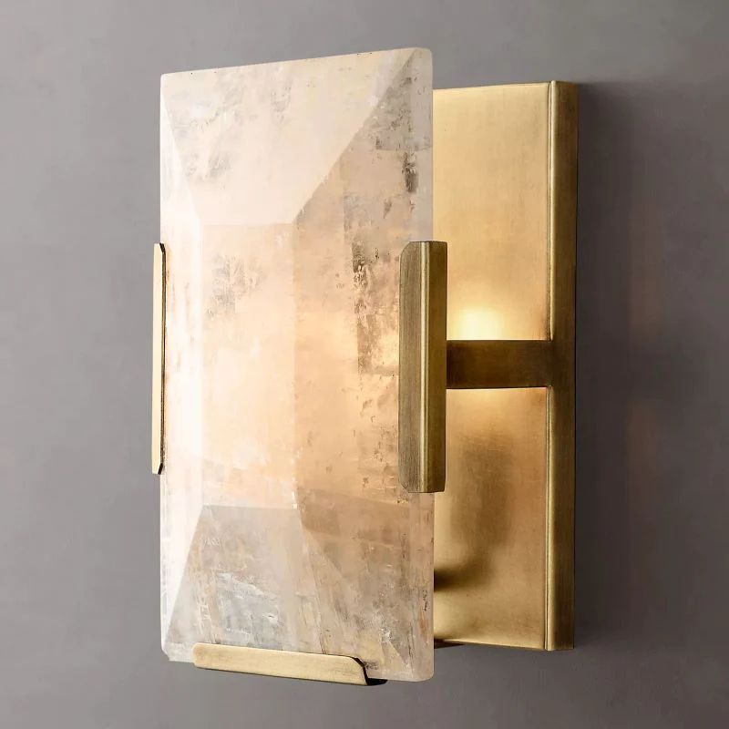 Huxley Calcite Short Wall Sconce