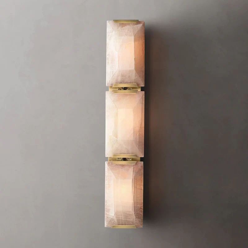 Huxley Calcite Triple Sconce