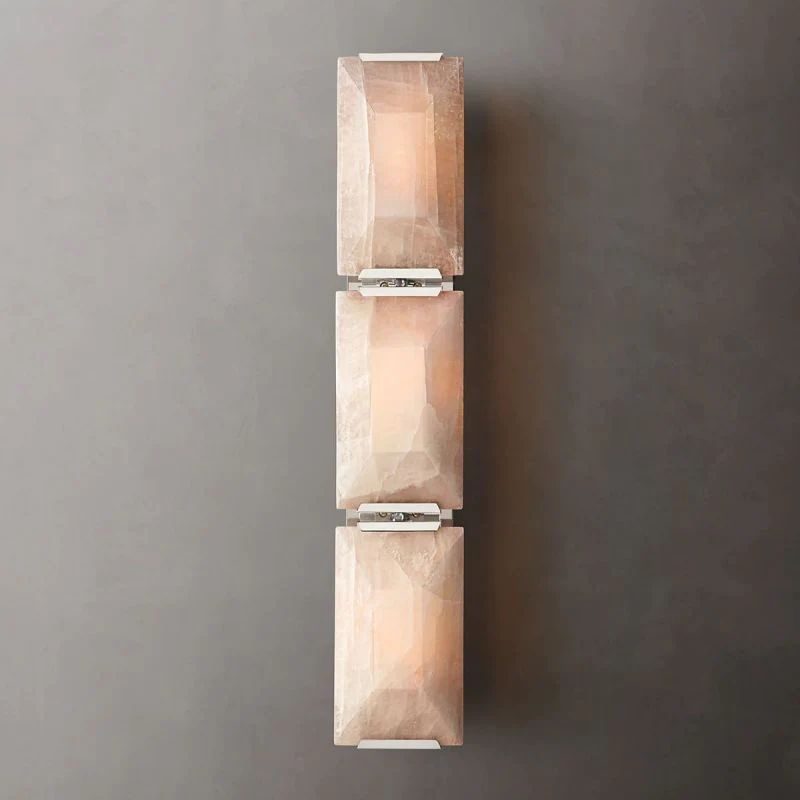 Huxley Calcite Triple Sconce