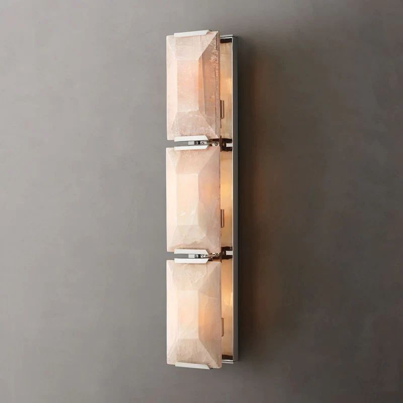 Huxley Calcite Triple Sconce